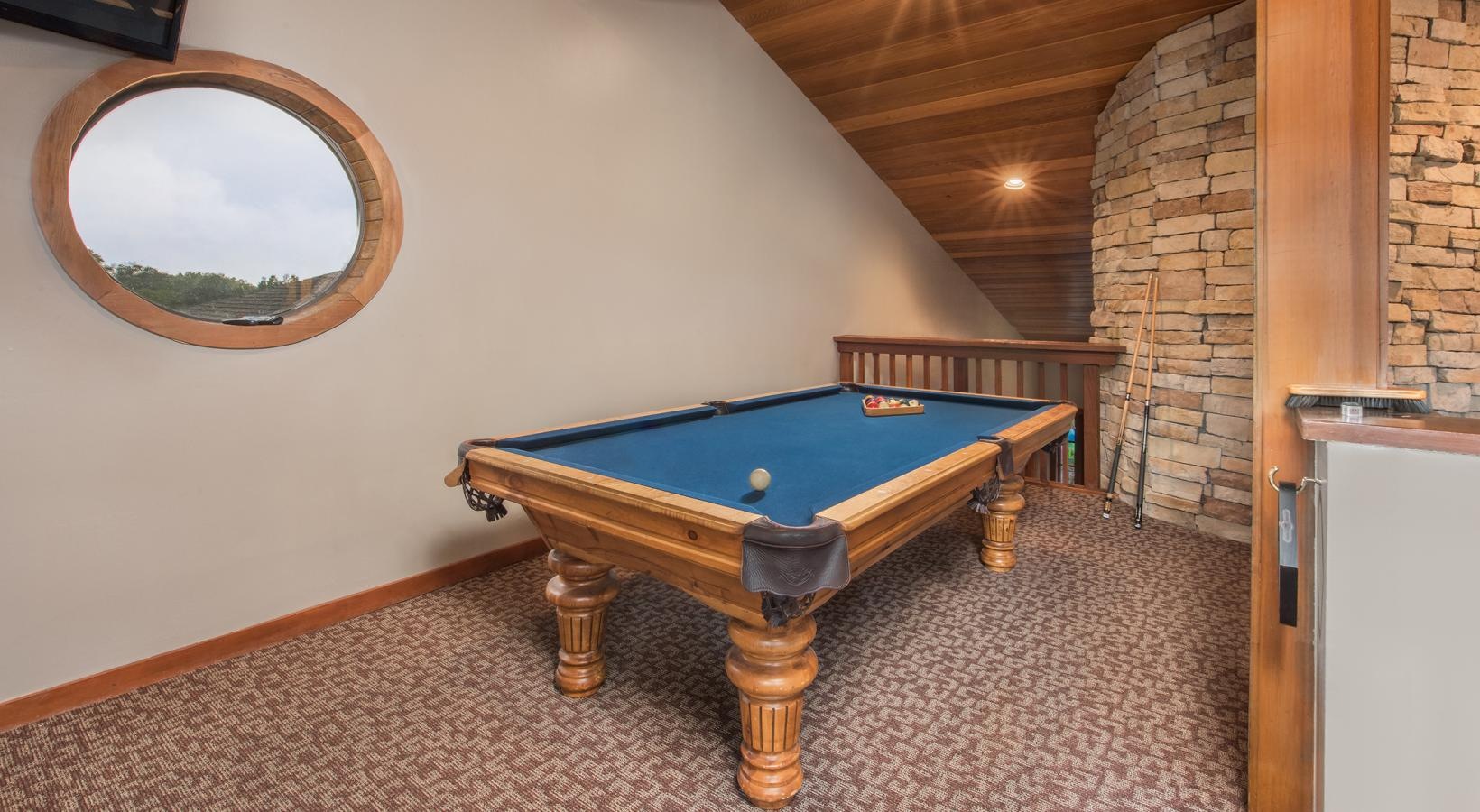 Enjoy our resident-only features a pool table in a room